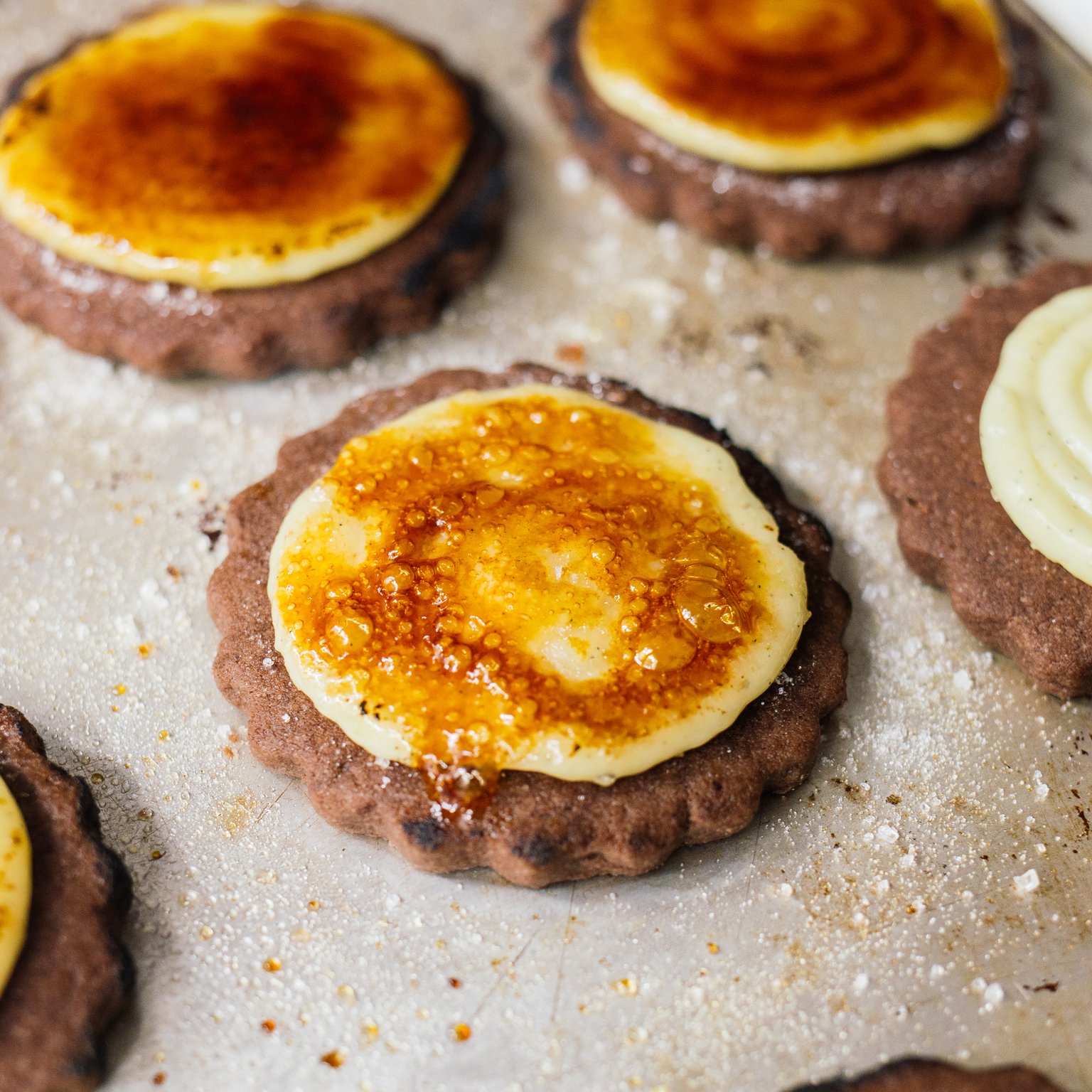 Vegane Creme Brûlée Kekse