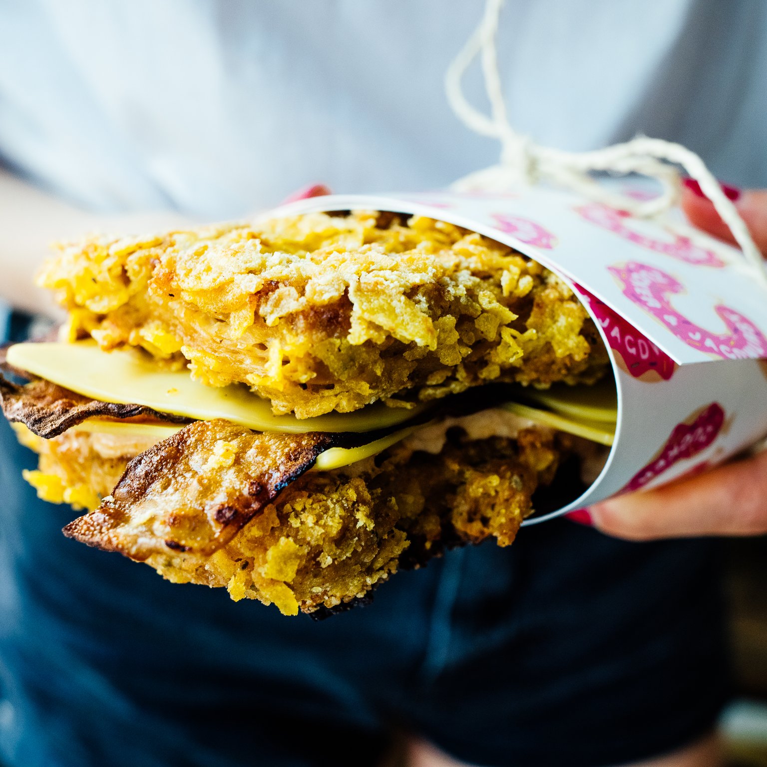 Vegan Double Down Sandwich