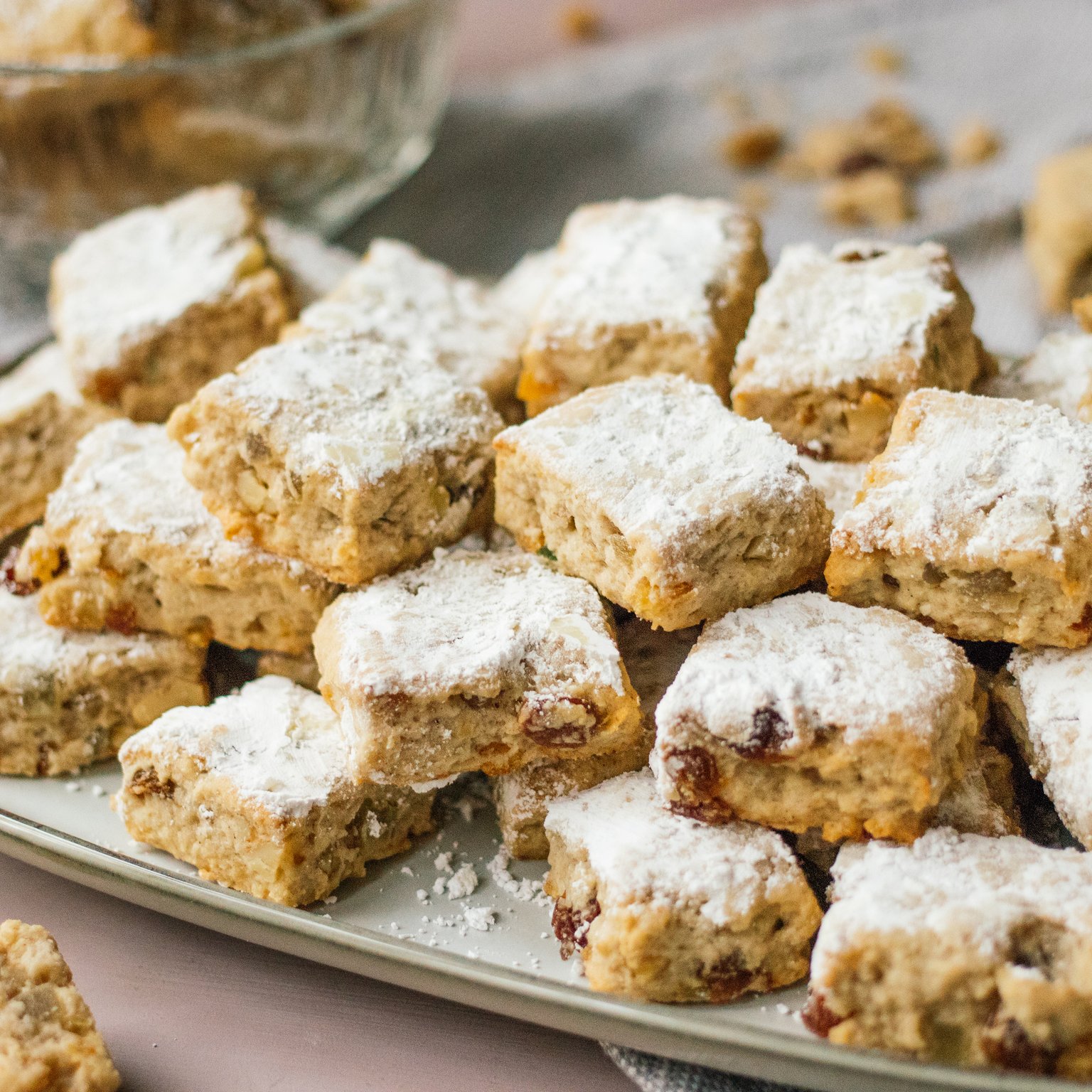 Veganes Stollenkonfekt