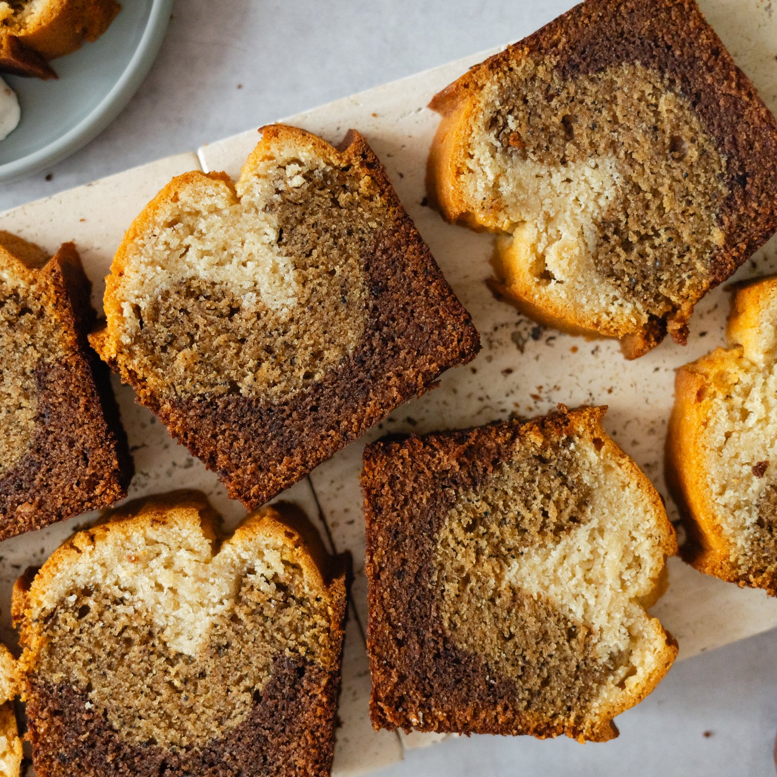 Vegan Marble Cake with Miso