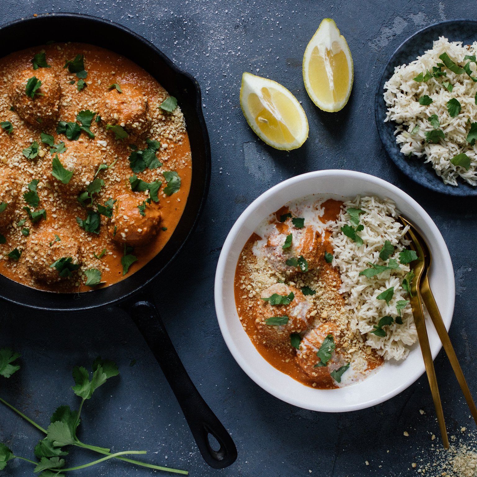 Vegan Malai Kofta (Indian veggie balls)