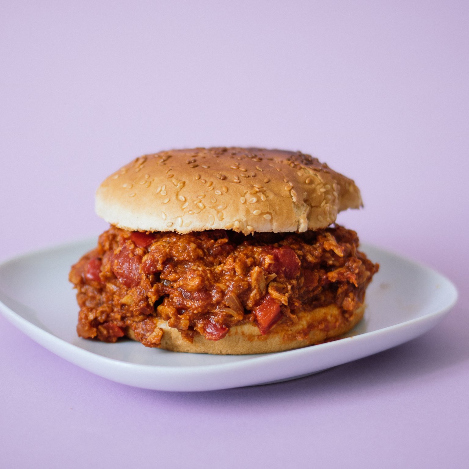 Vegan Sloppy Joe Sandwich