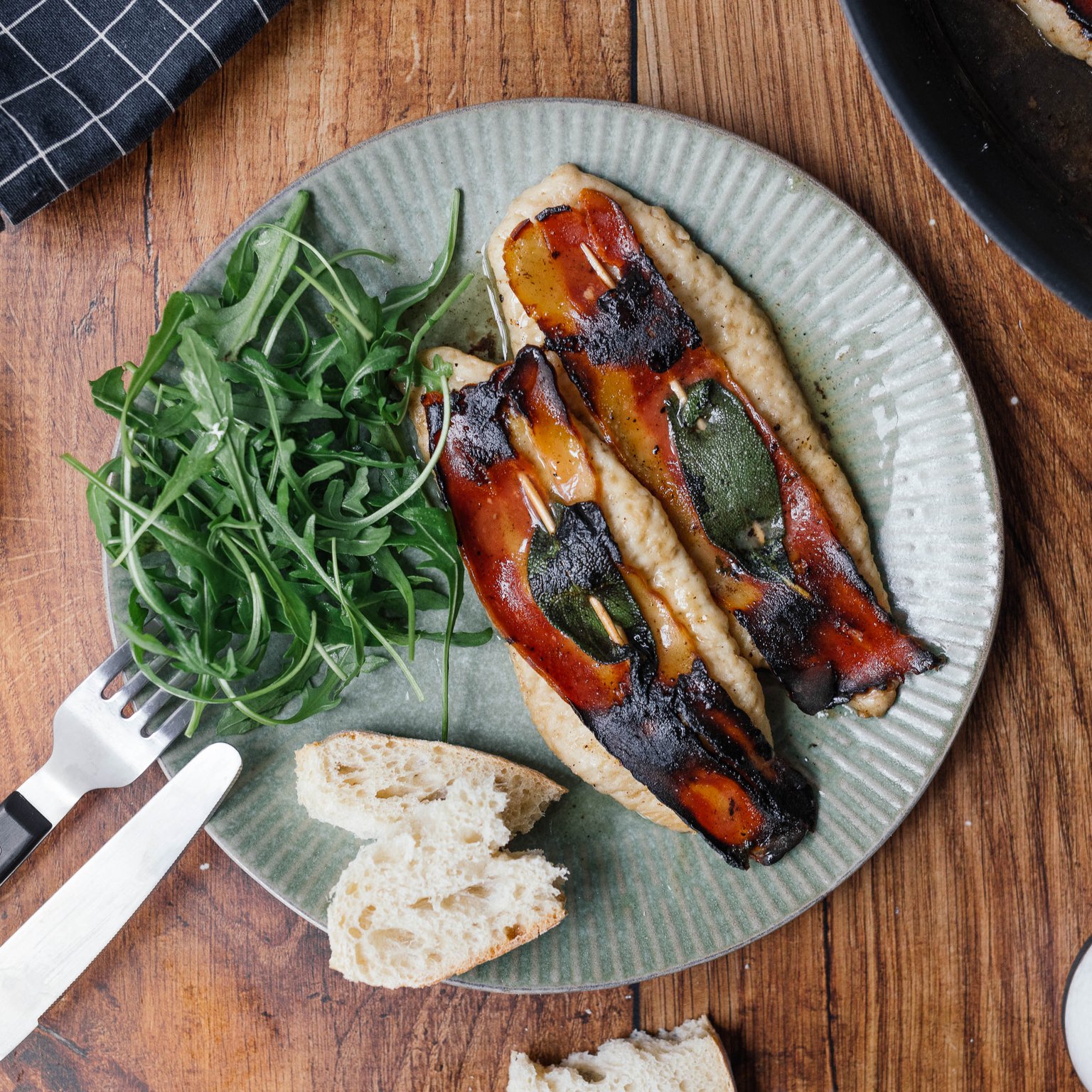 Veganes Saltimbocca alla romana