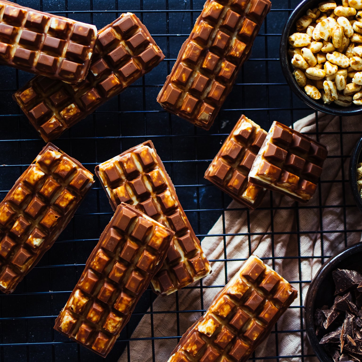 Vegan Cereal Chocolate Bars (Kinder Country)