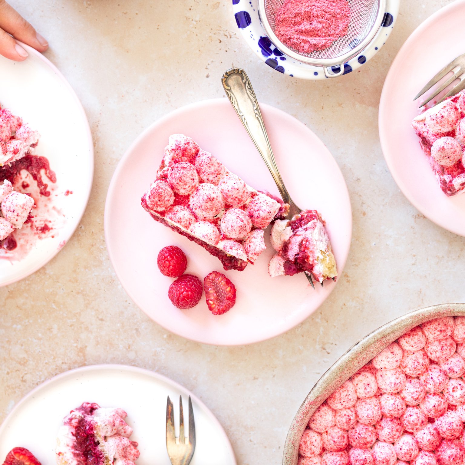 Vegan Raspberry Tiramisu