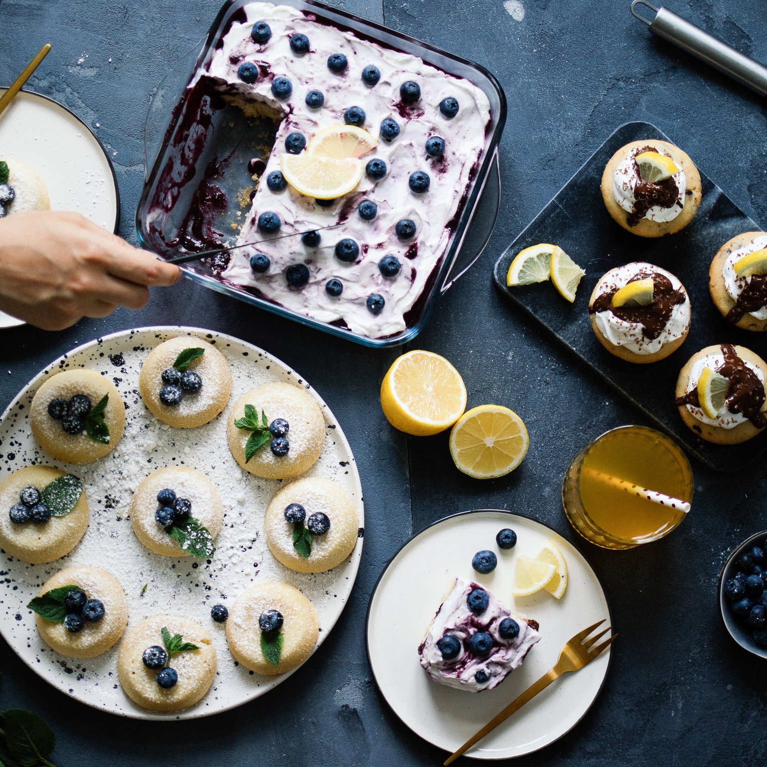 1 Dough, 3 Desserts: Vegan Poke Cake, Lemon Cupcakes & Lava Cake