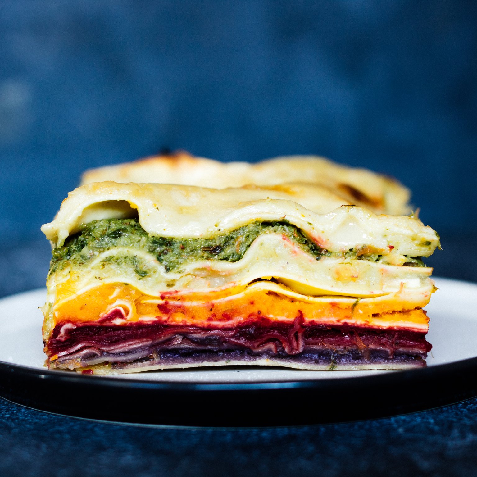 Vegane Rainbow Lasagne