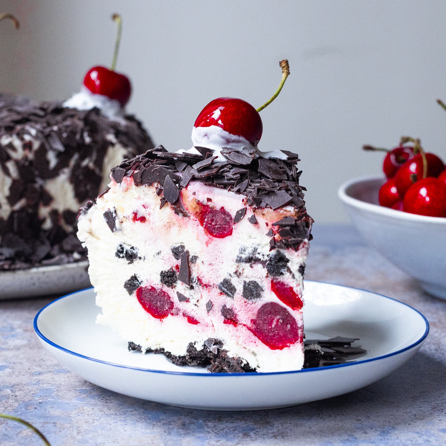 Vegane Schwarzwälder Kirschtorte ohne Backen