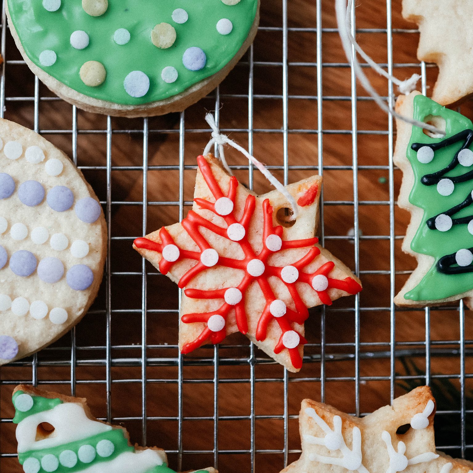 Vegan Christmas Tree Cookies