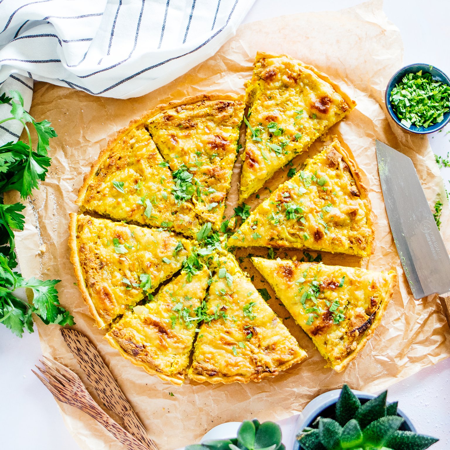 Vegan Quiche Lorraine
