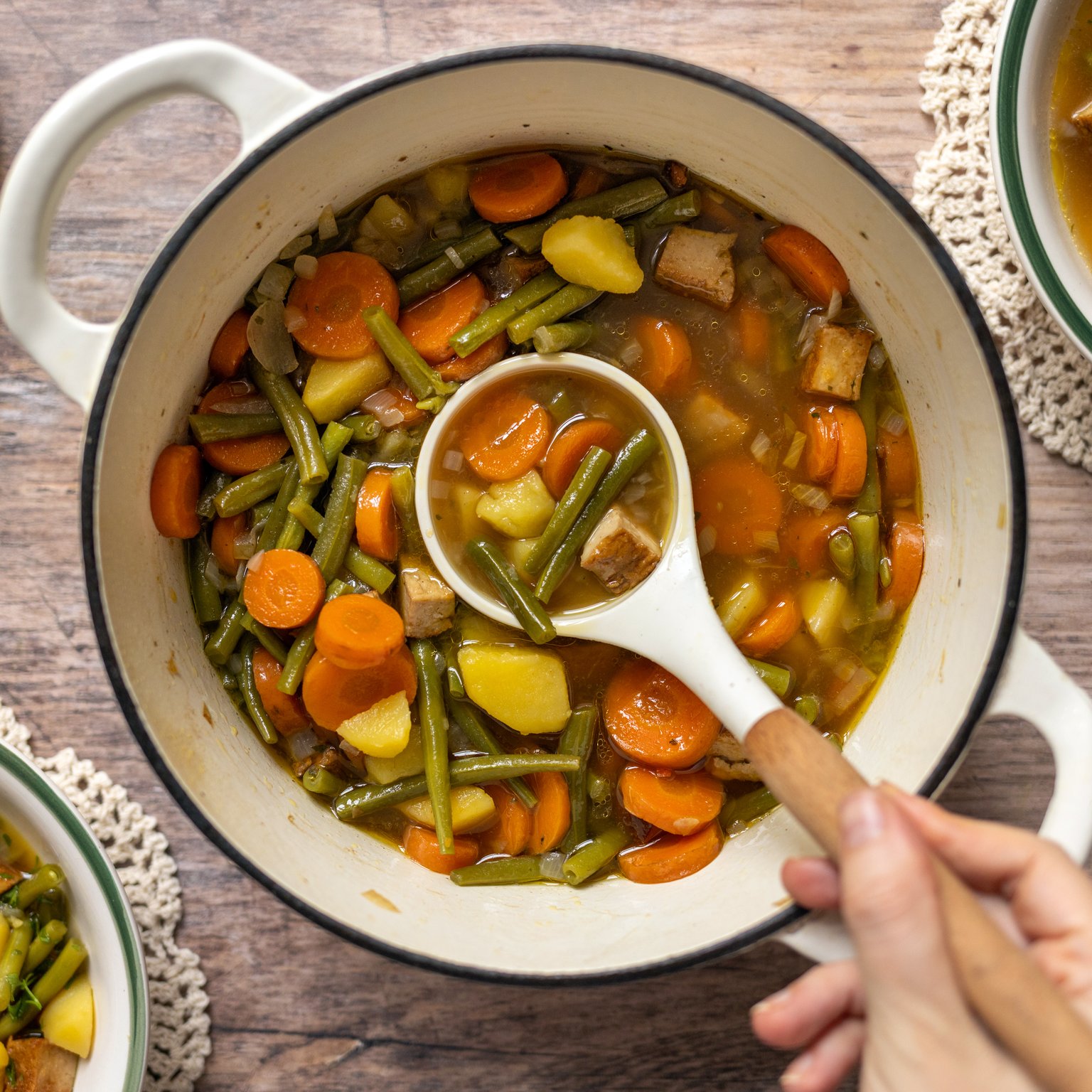 Veganer Möhren-Bohnen-Eintopf wie von Oma
