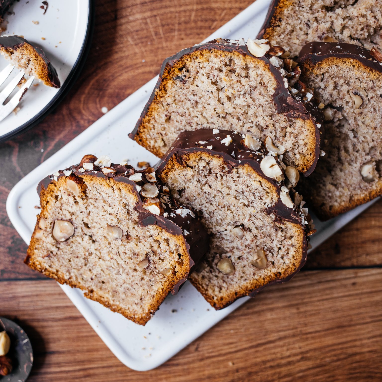 Super moist, vegan Hazelnut Cake