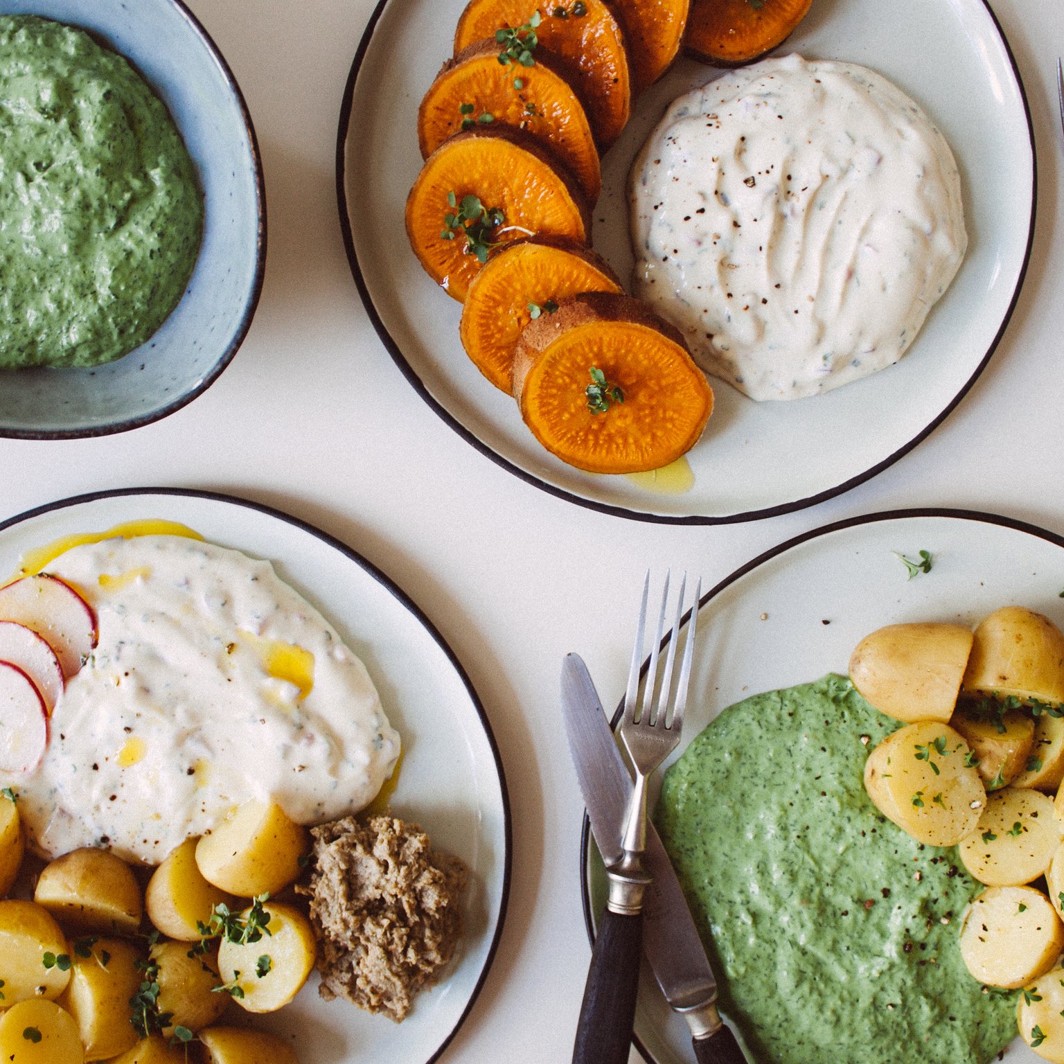 Kartoffeln mit Quark - 3 vegane Rezepte