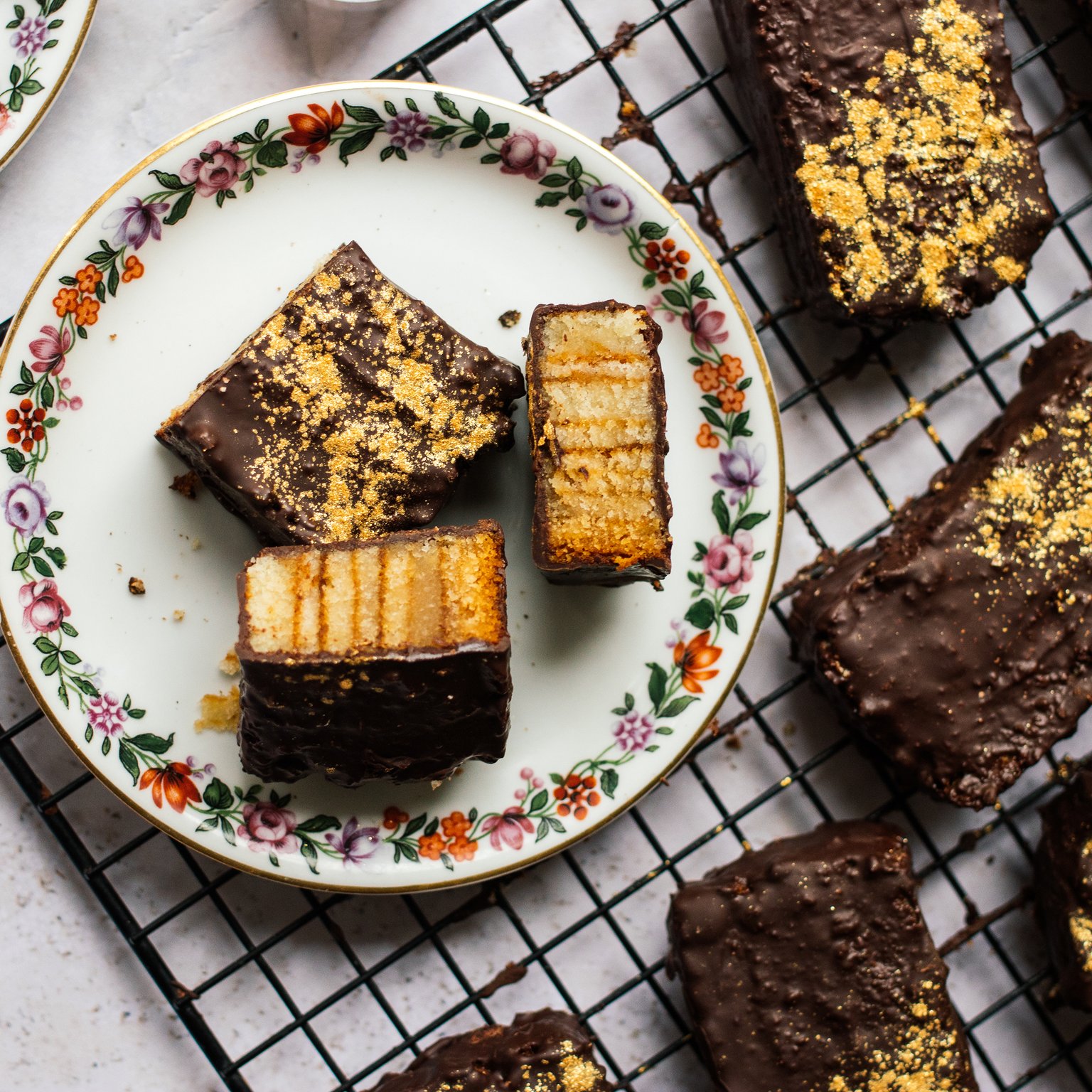 Vegan Baumkuchen Bites