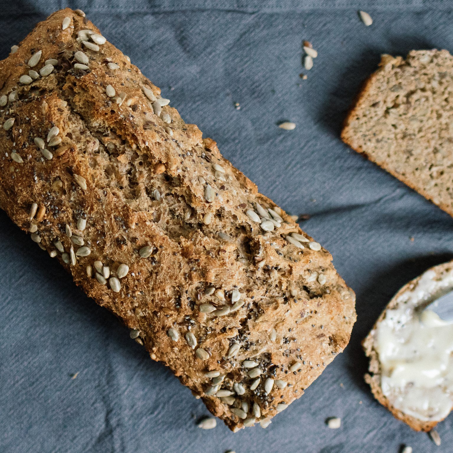 Crispy & Sweet: Sunflower Bread with Chia