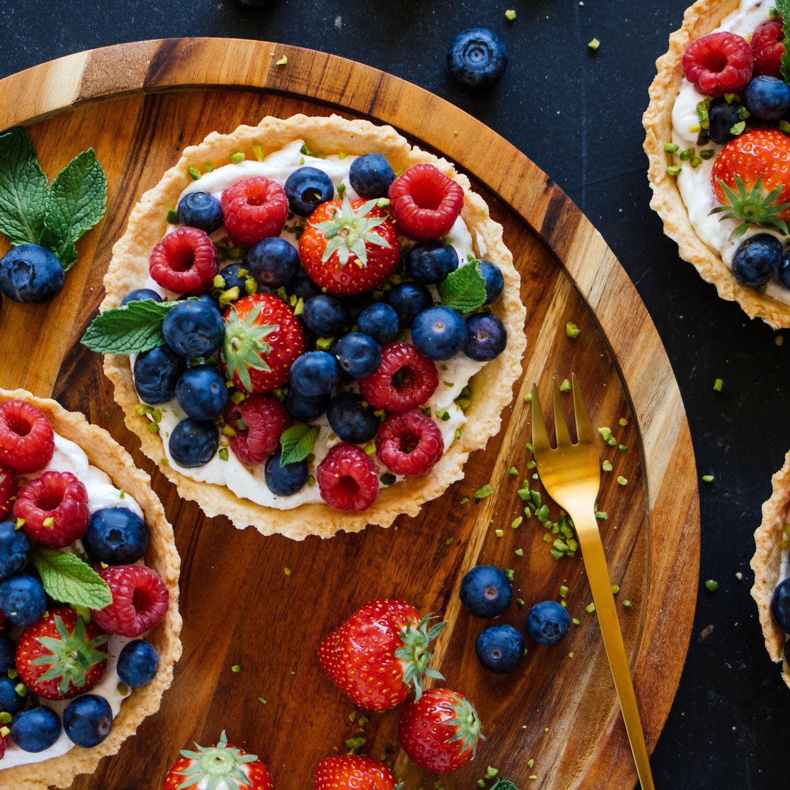 Vegan Berry Tartlets