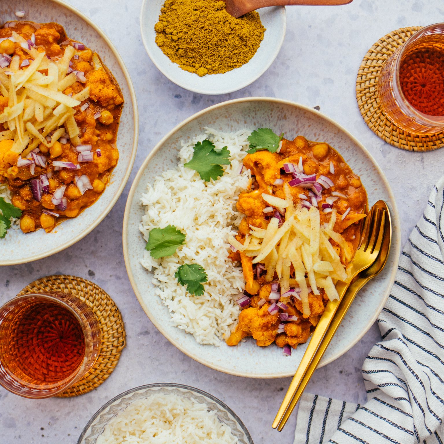 Vegan Madras Curry with Apple