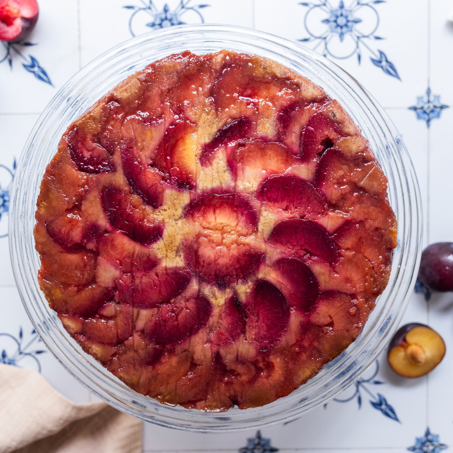 Plum Upsidedown Cake
