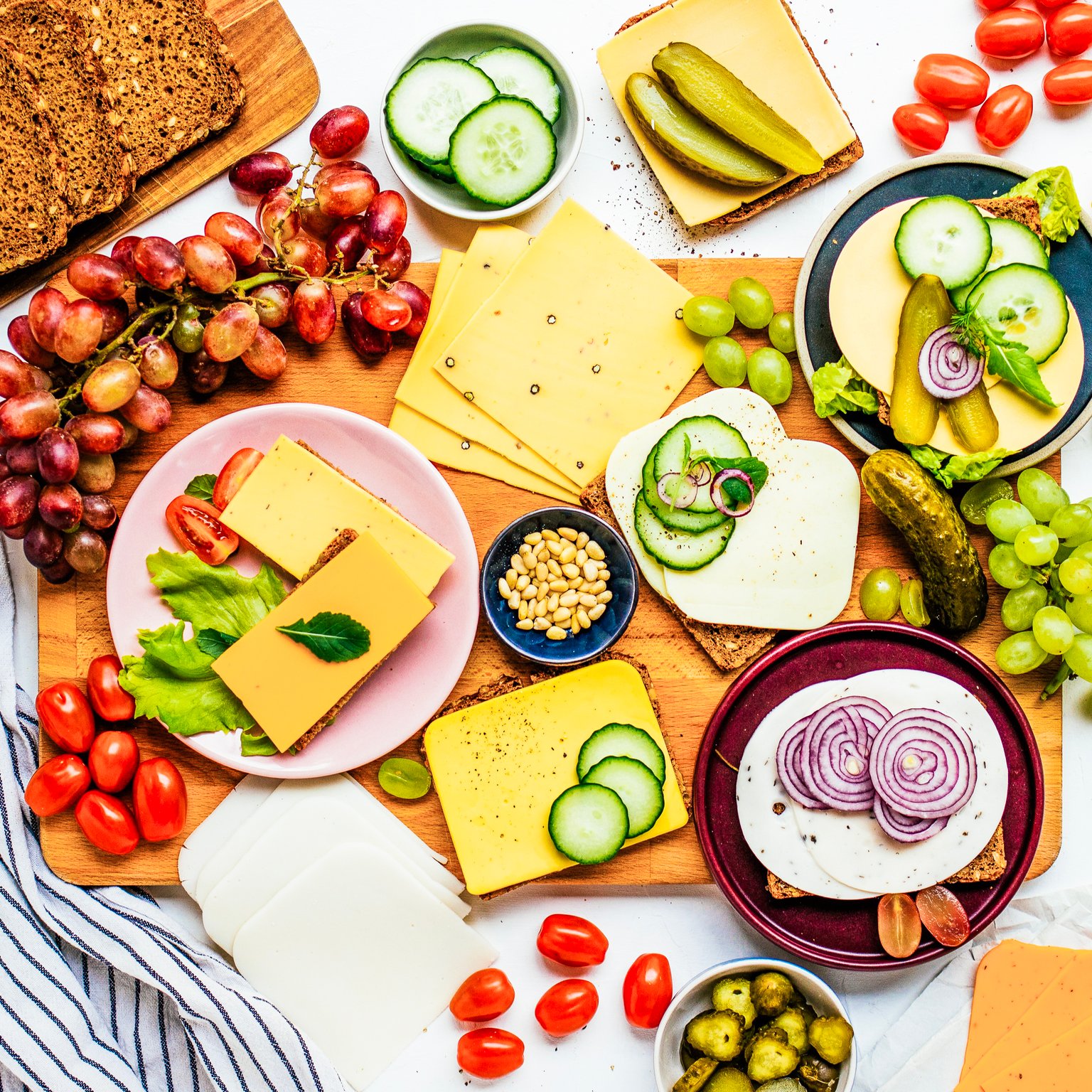 Veganer Scheibenkäse im Supermarkt