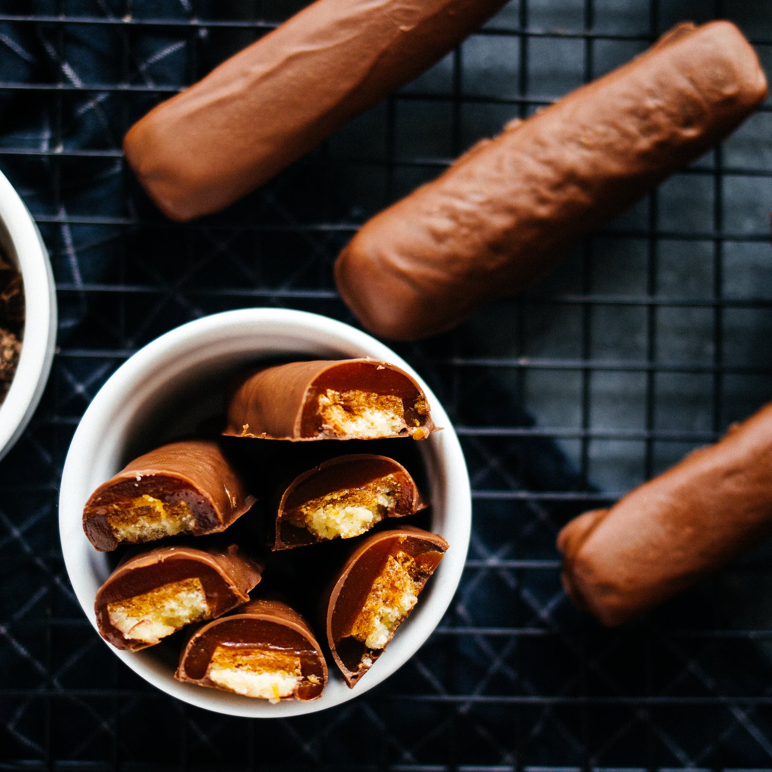 Homemade Vegan Twix Bars