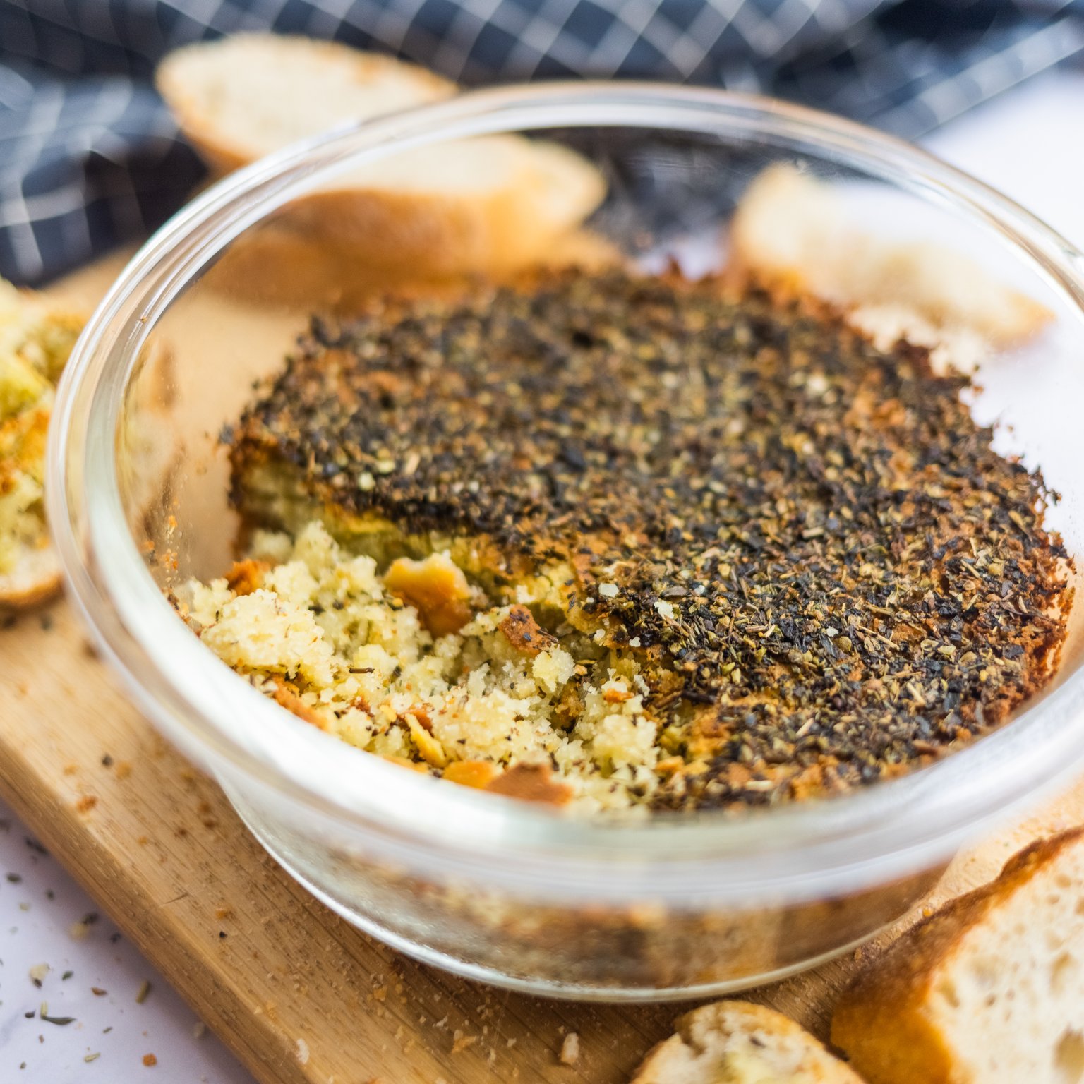 Vegan Baked Almond-Cashew Feta