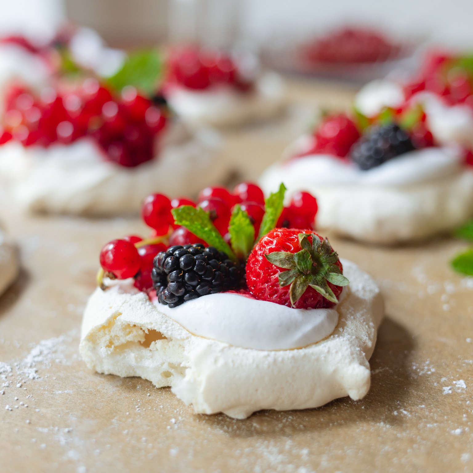 Veganes Pavlova