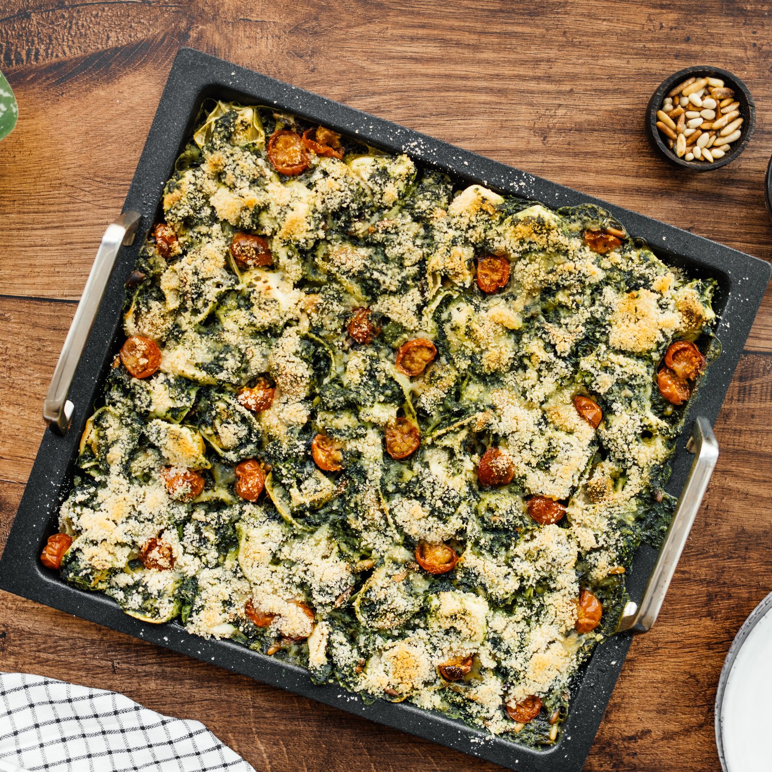 Vegan Tortellini Casserole (with 5 Ingredients)