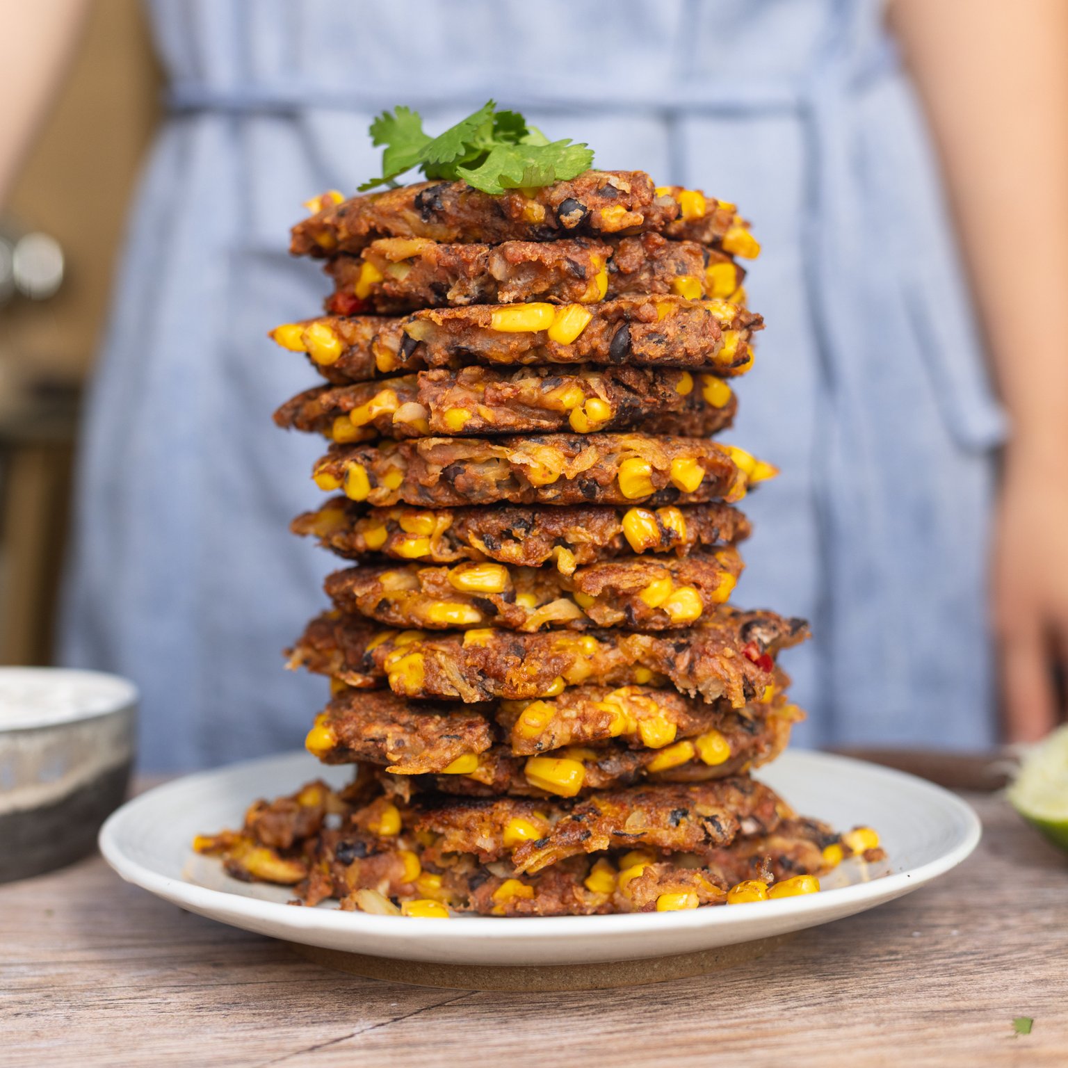 Vegan Chili sin Carne Fritters