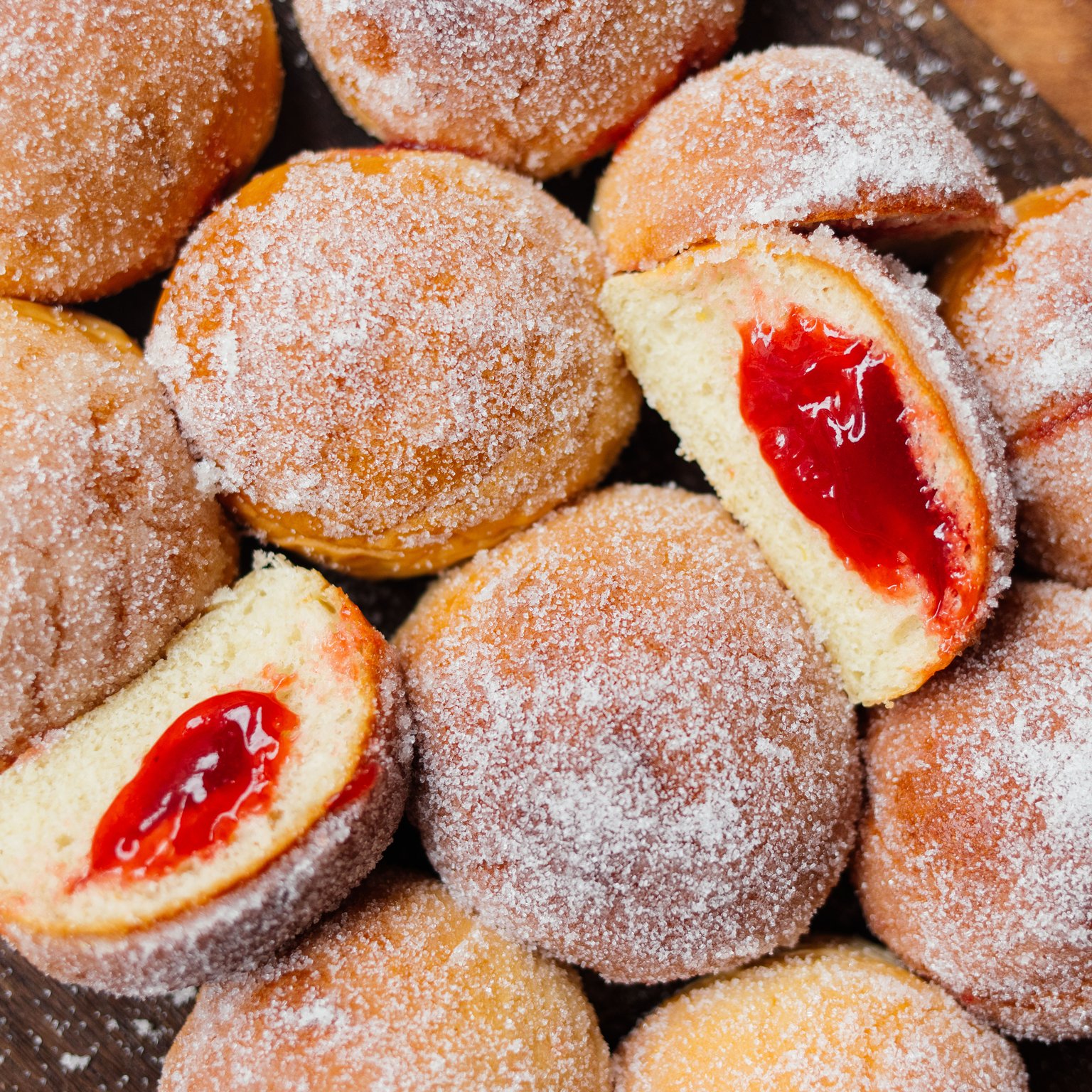 Vegan Baked Jelly Doughnuts