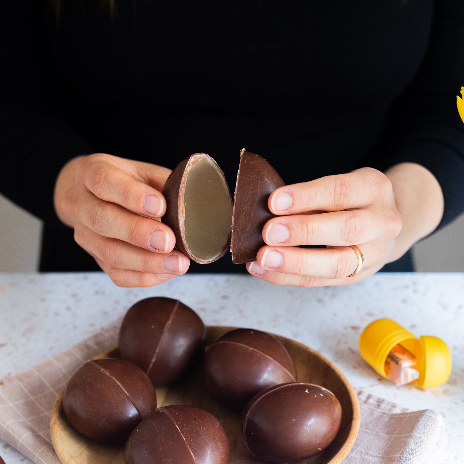 Vegan Surprise Chocolate Eggs