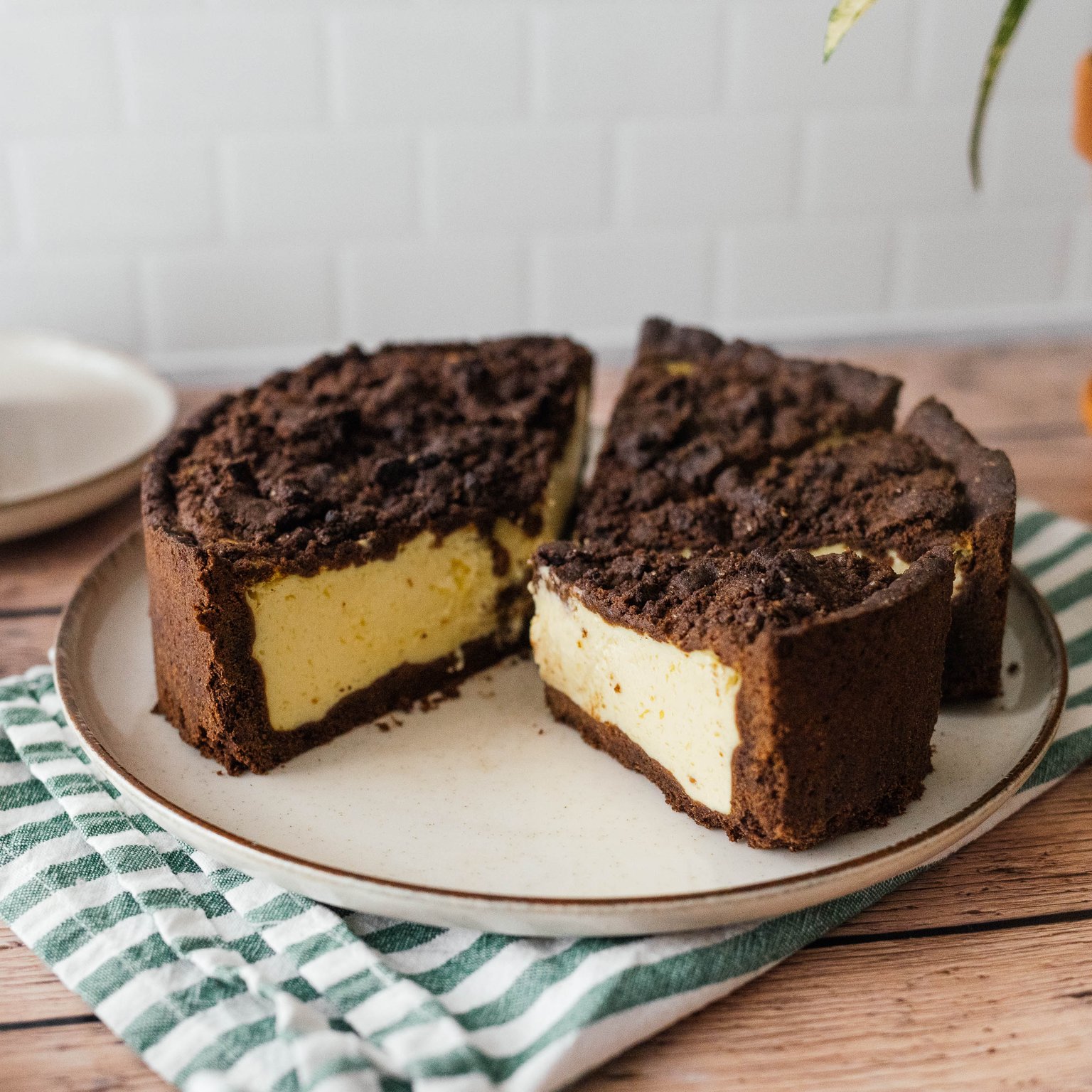 Vegan Russian Chocolate Cheesecake