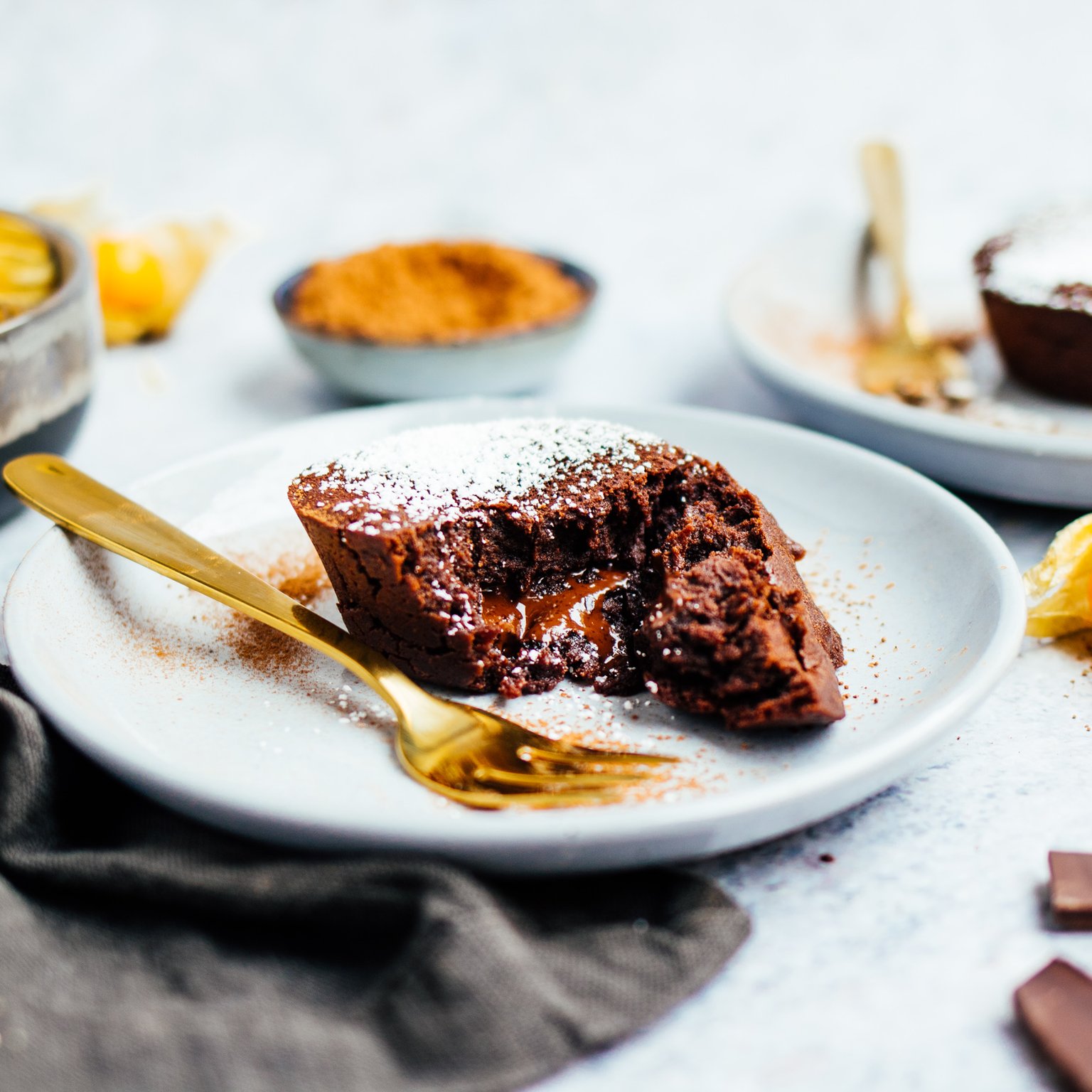 Vegane Lava Cakes