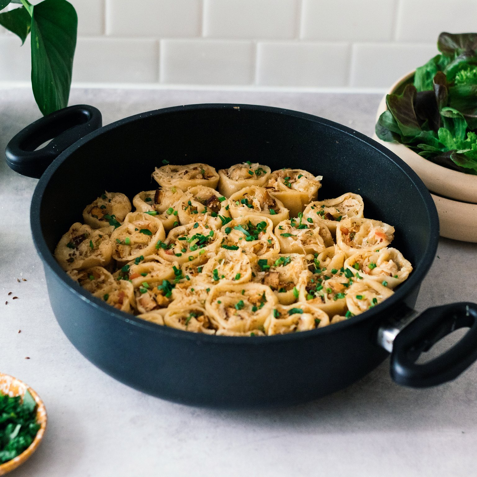 Vegane Krautkrapfen