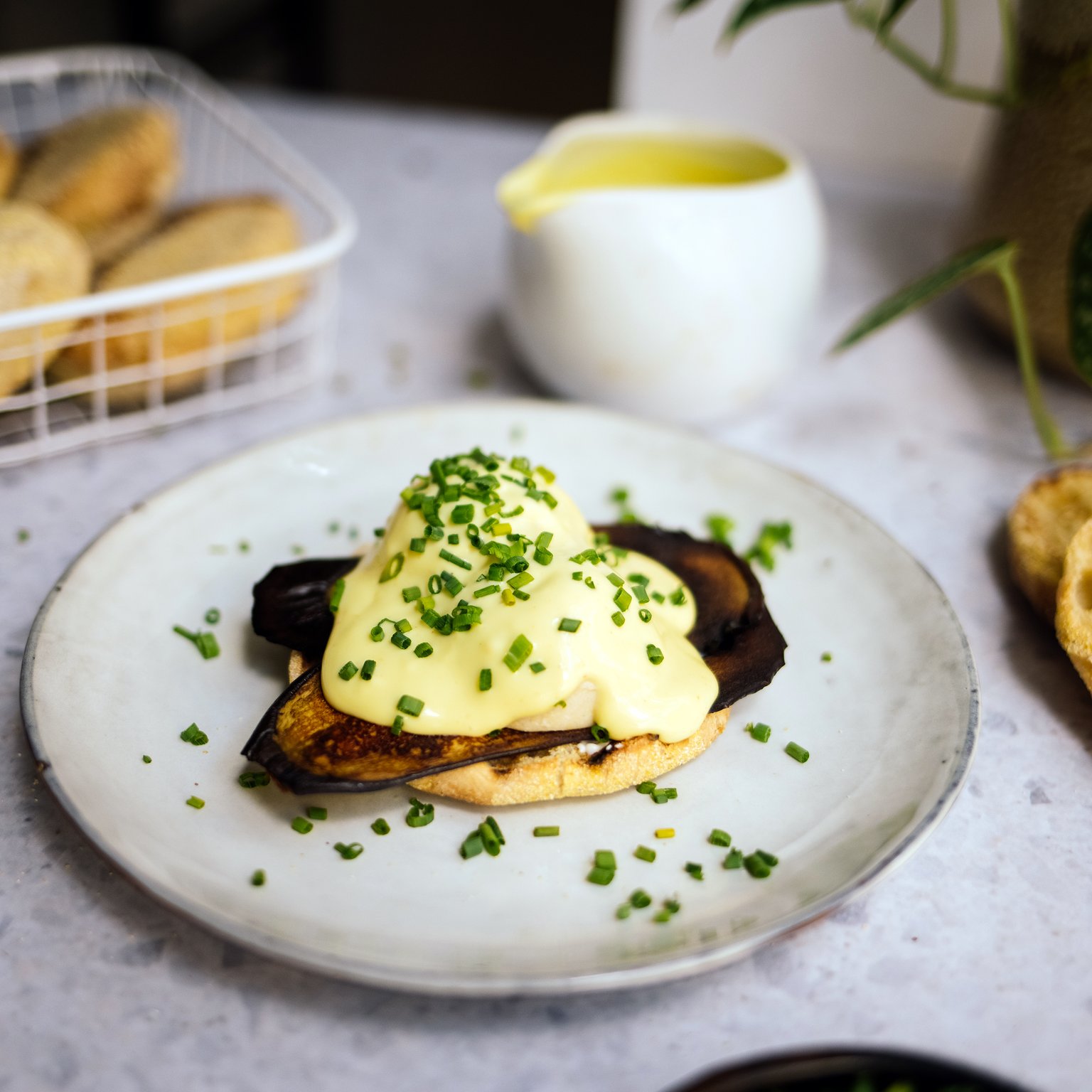 Vegane Eggs Benedict