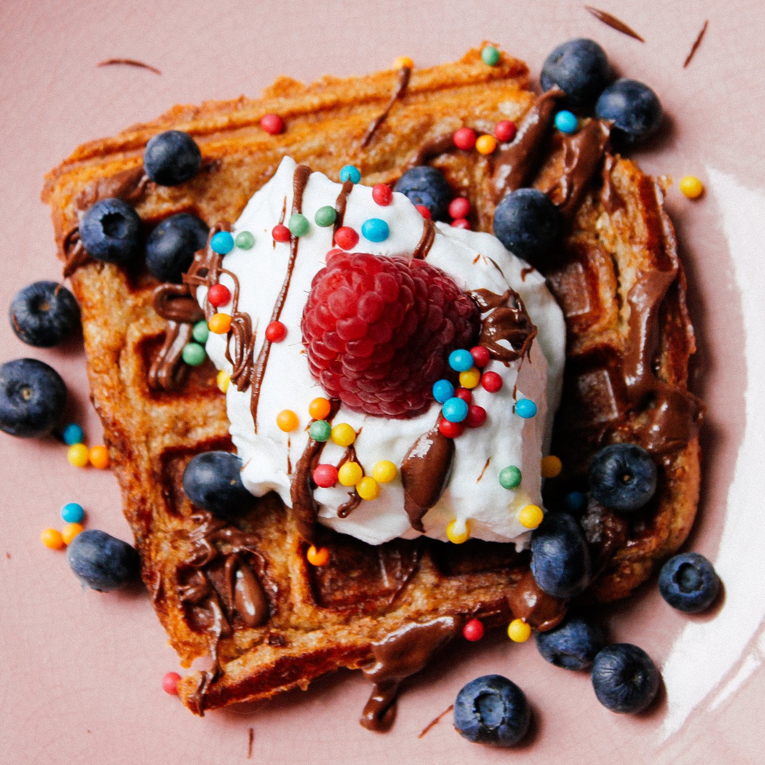 Vegan French Toast Waffles