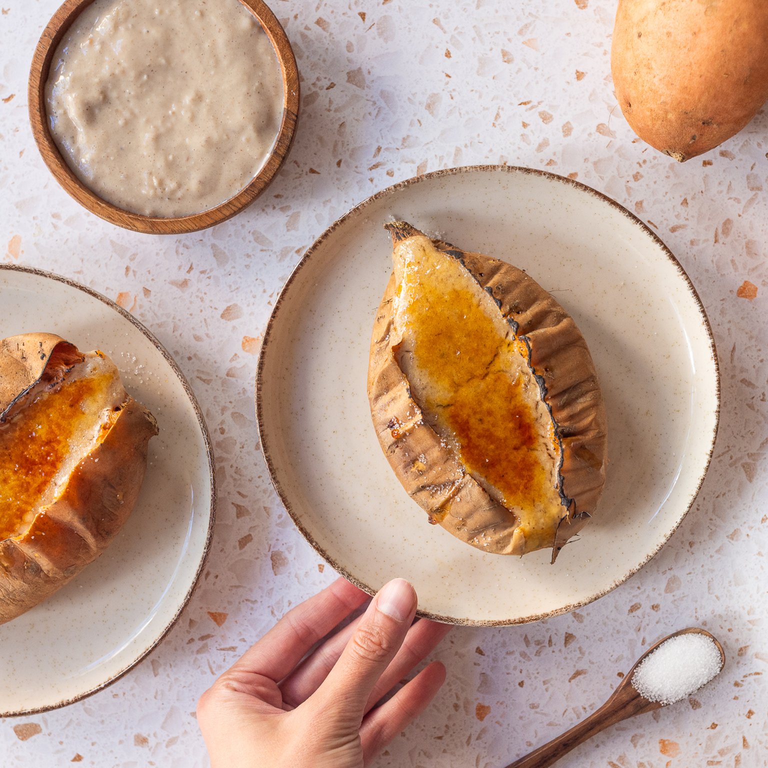 Vegan Sweet Potato Crème Brûlée