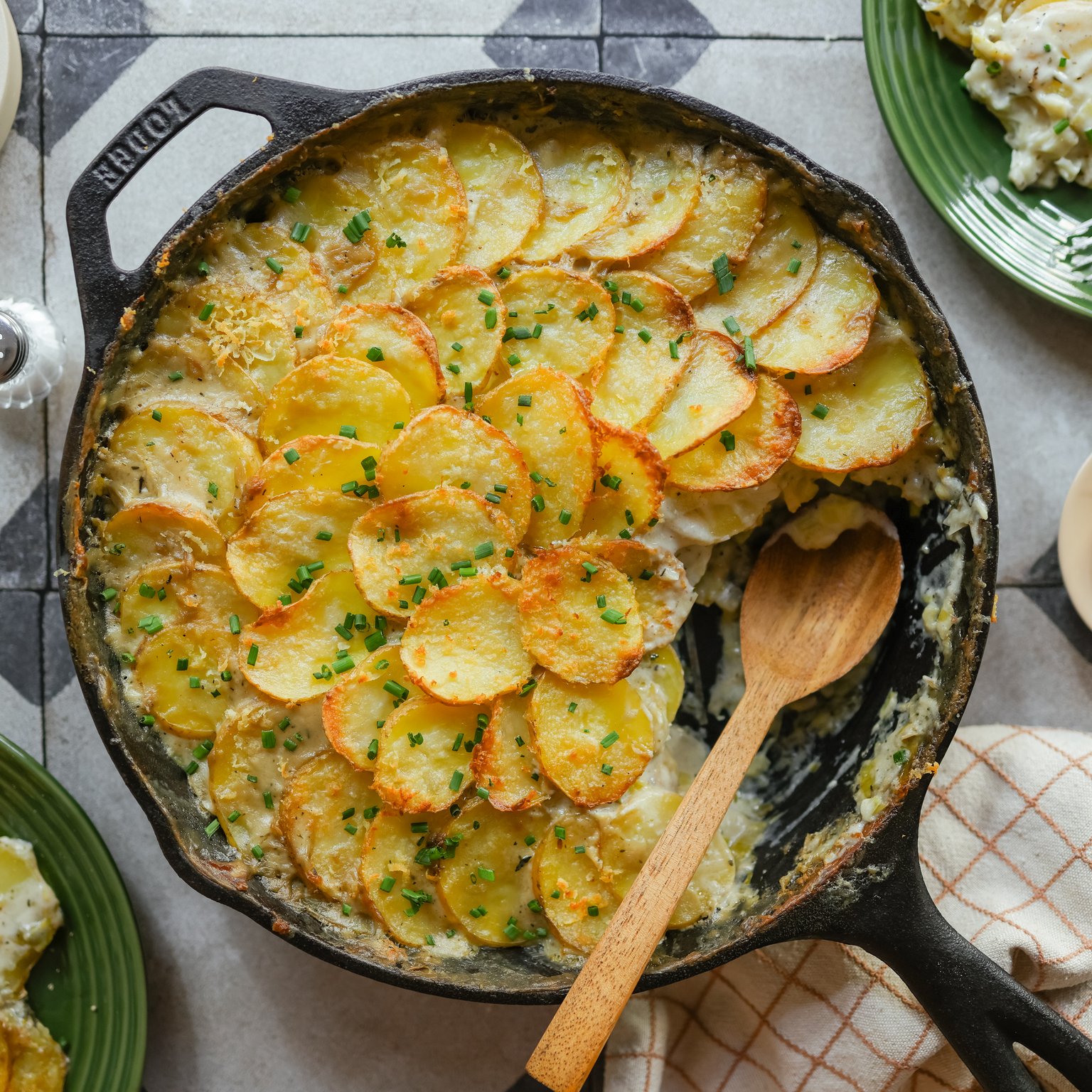 Vegan Potato and Leek Bake