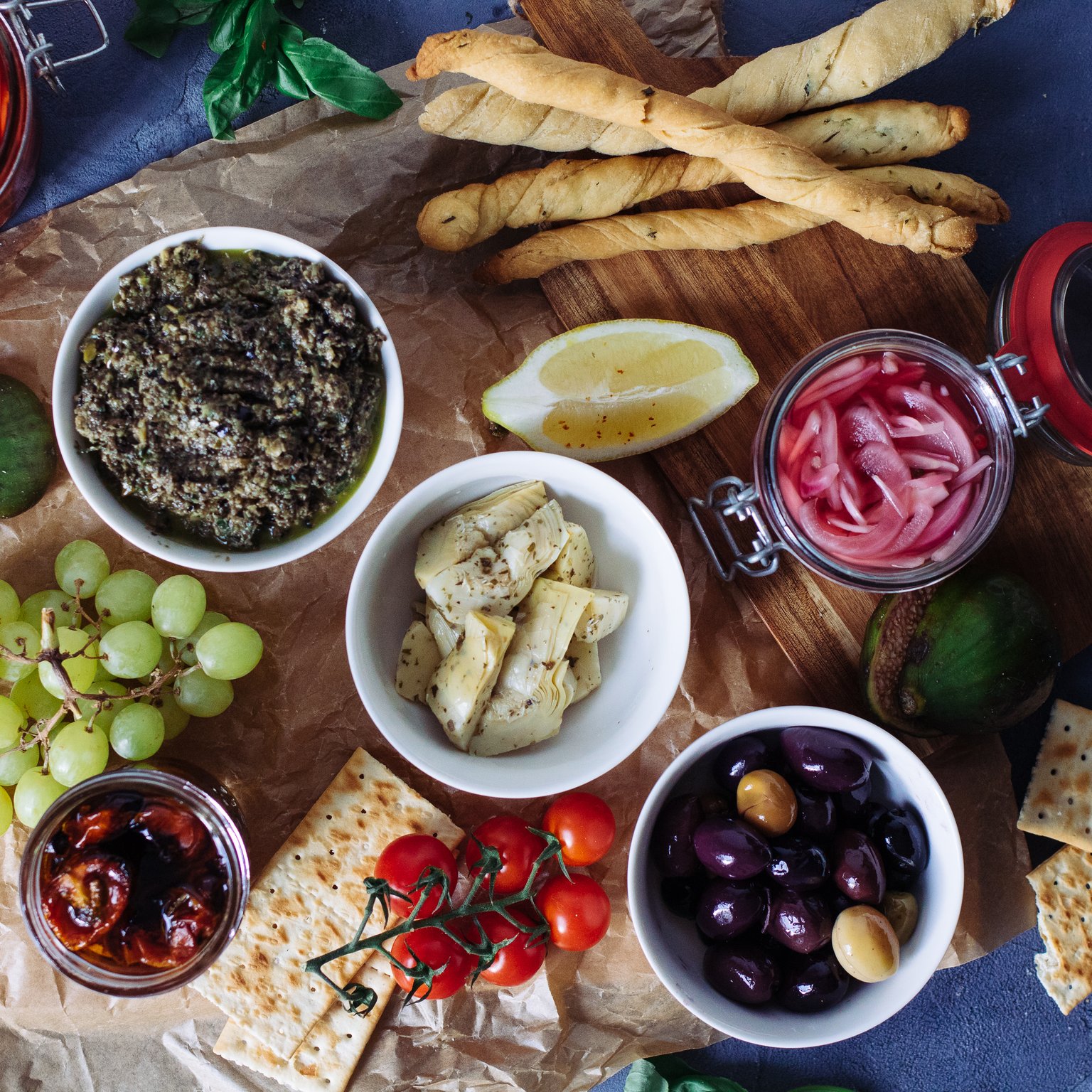 Italienische Antipasti-Platte