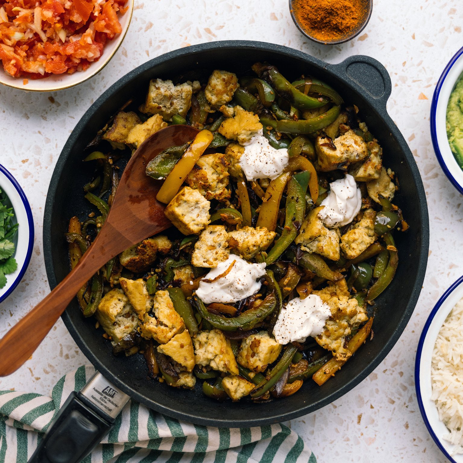 5-Ingredient Tofu Fajitas