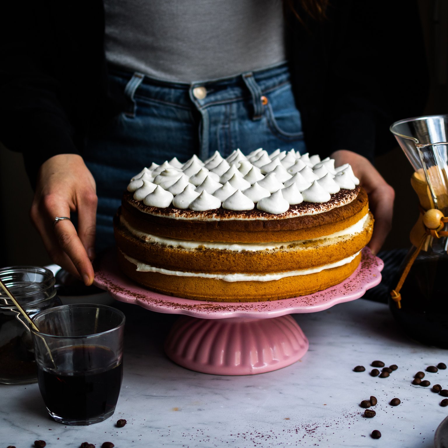 Vegan Tiramisu Cake