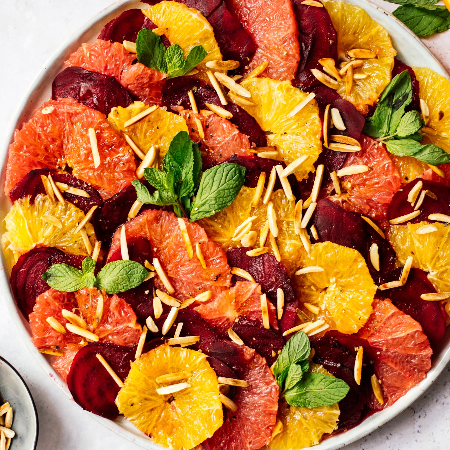 Rote-Beete-Zitrus-Salat