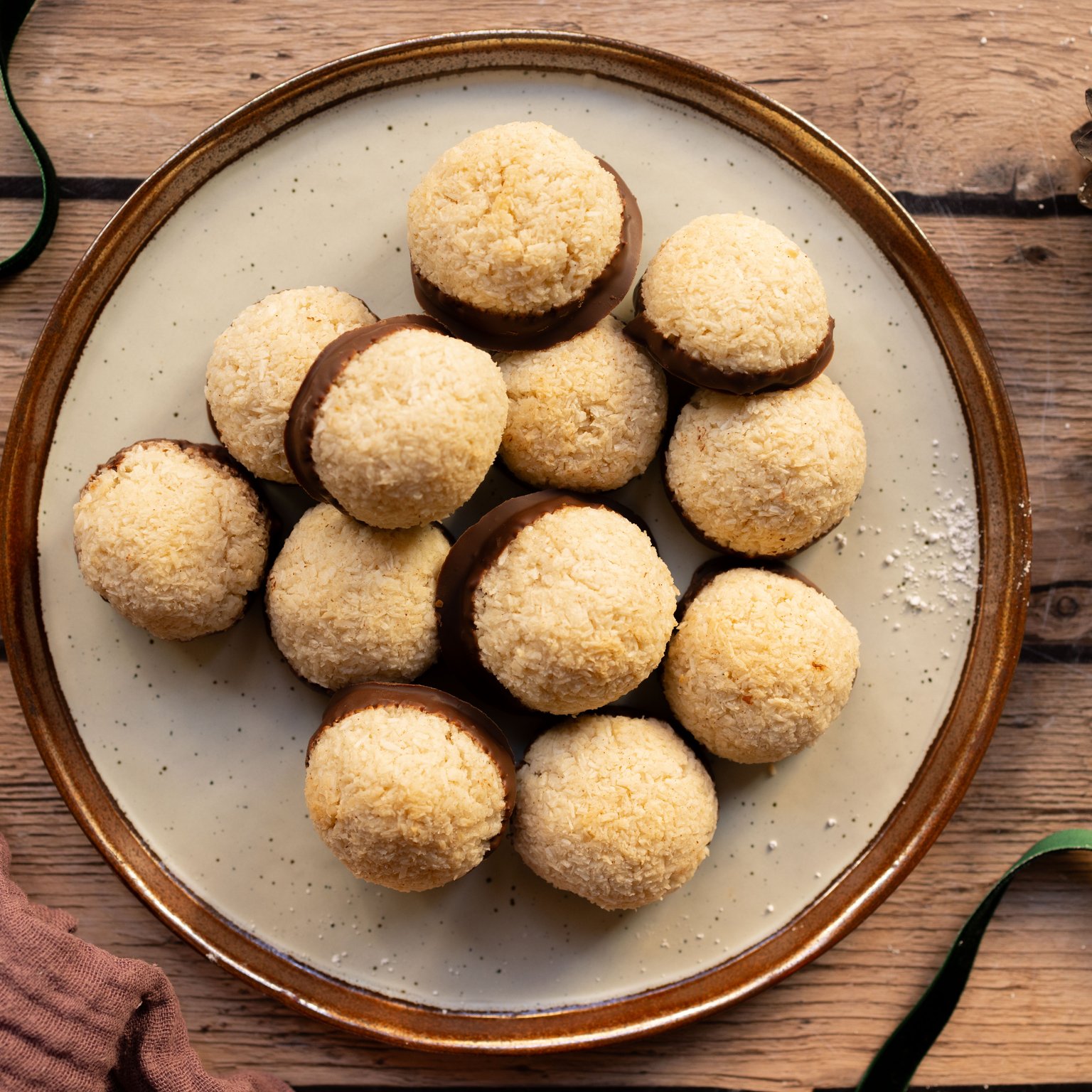 Vegane Kokosmakronen