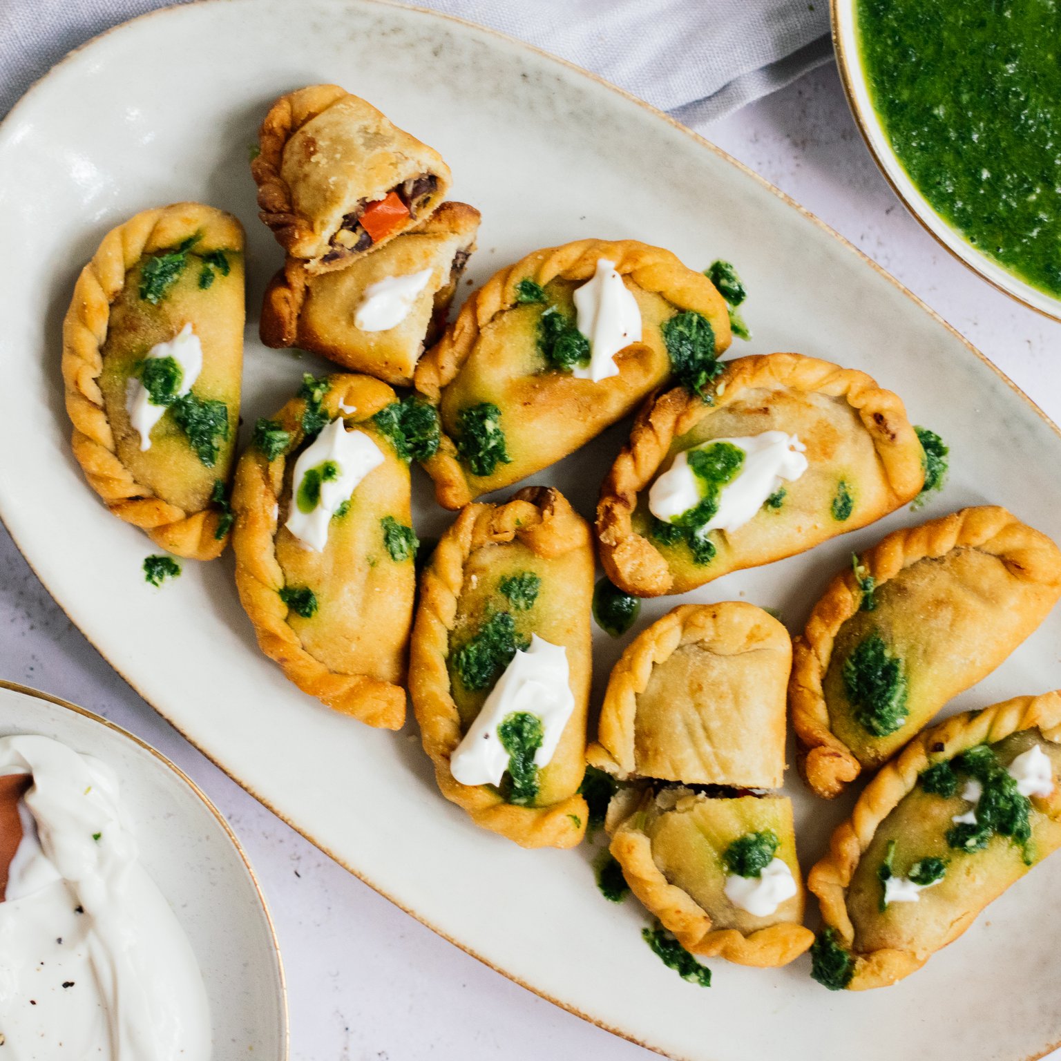 Vegan Empanadas with Veggie Filling