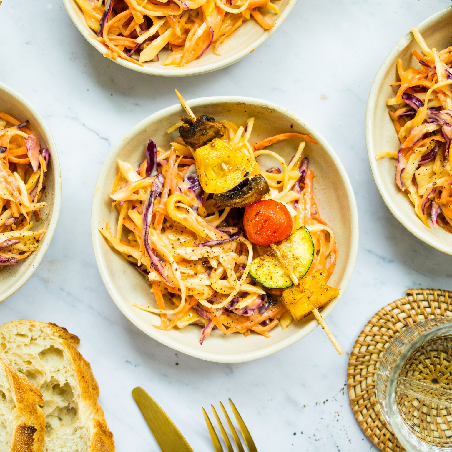 Vegan Mango Coleslaw