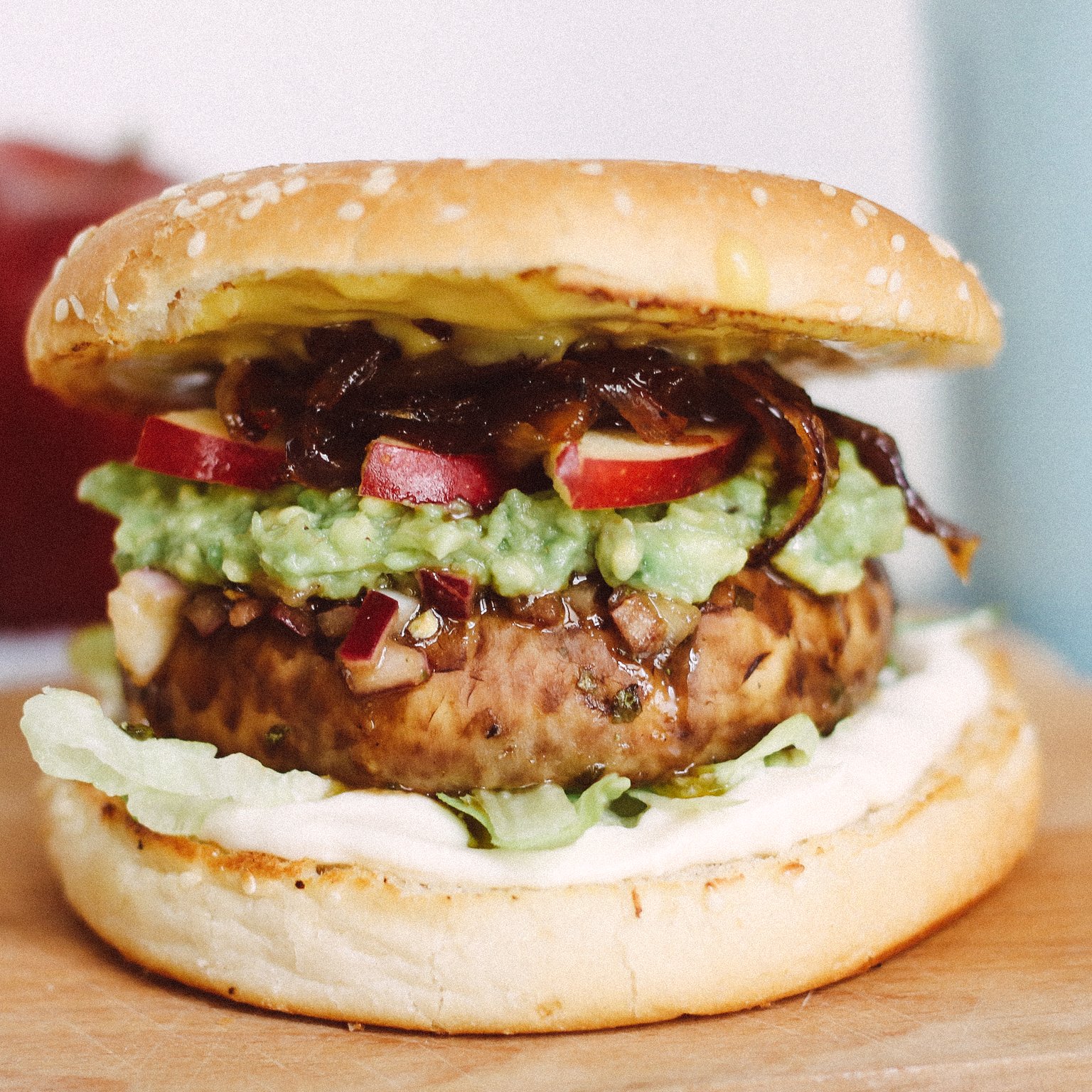 Veganer Portobello-Burger