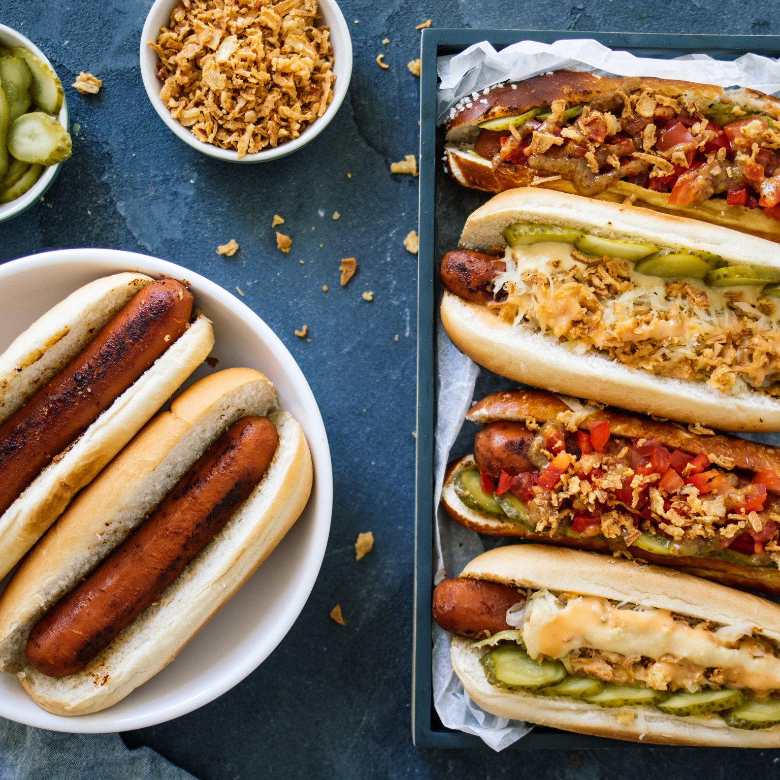 Carrot Dogs with two toppings
