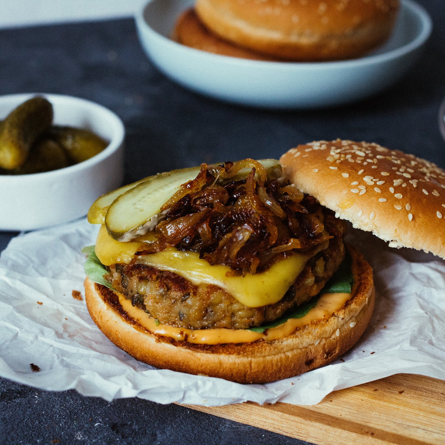 Vegan Burger with Veggie Patty