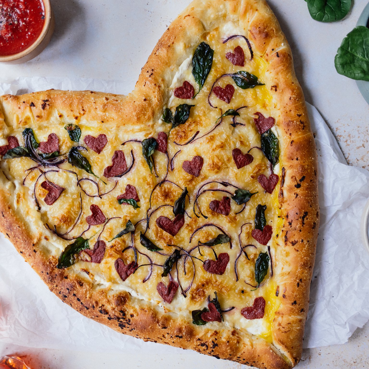 Vegan Cheese Stuffed Crust Pizza