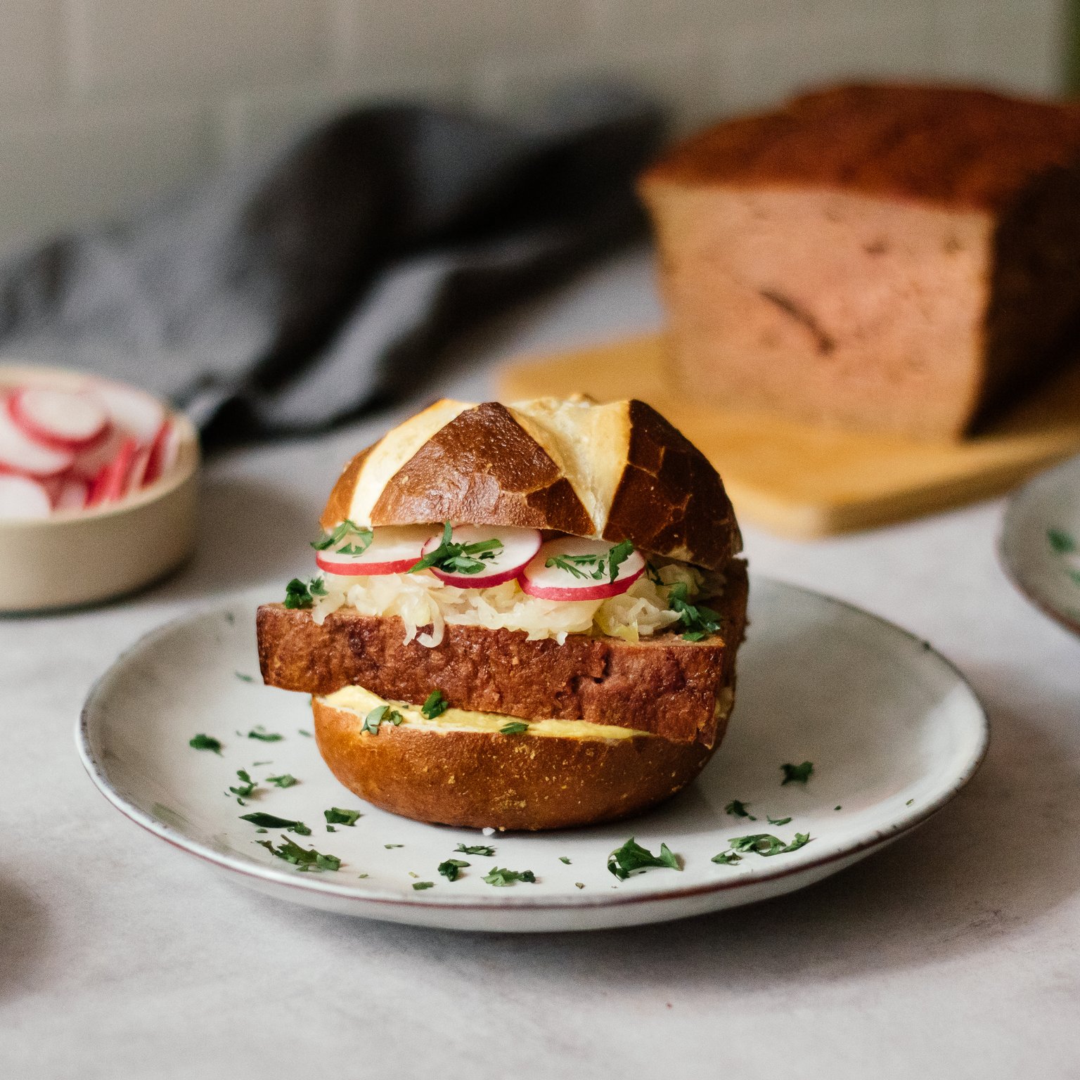 Veganer Leberkäse