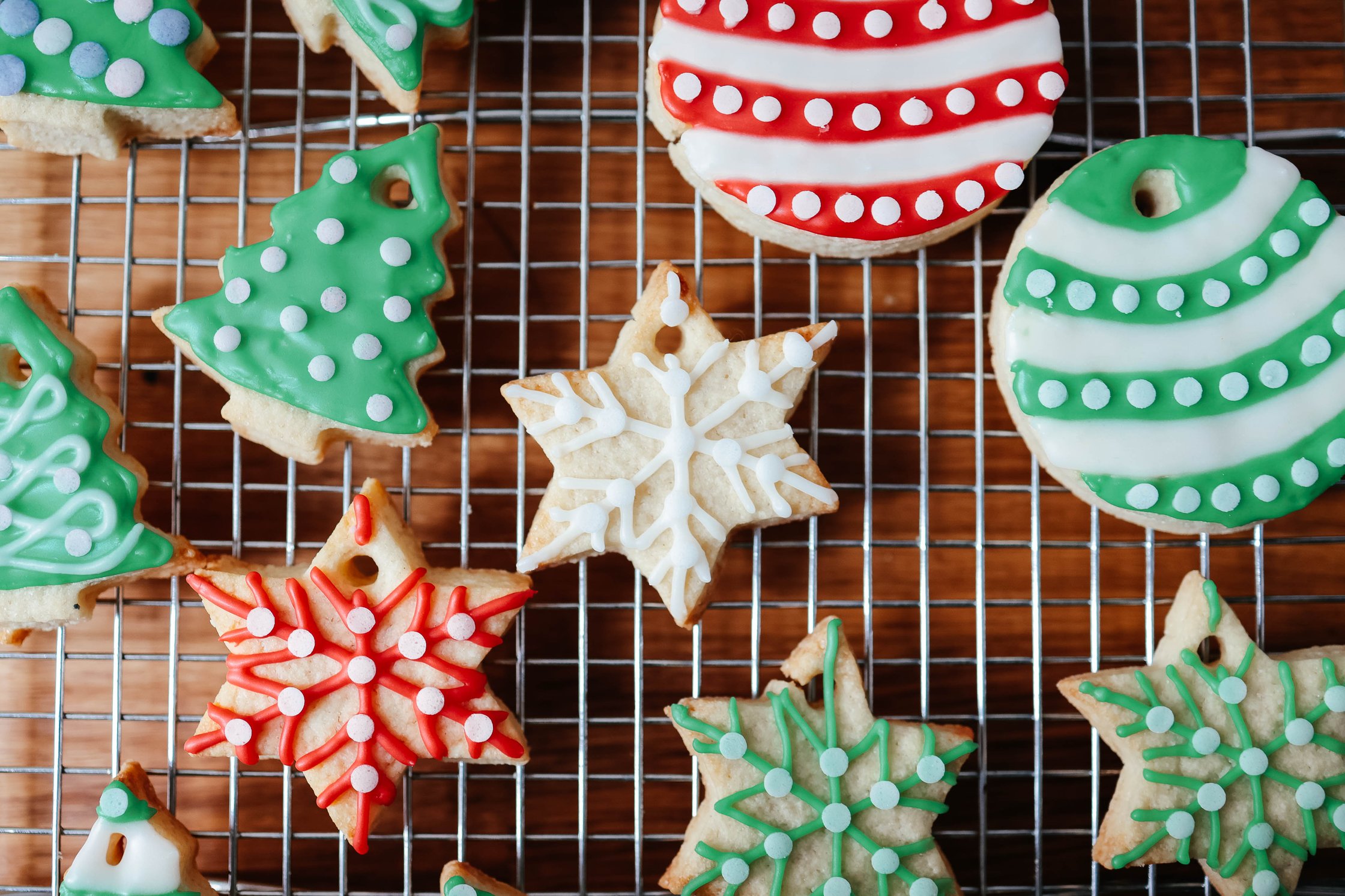 vegan cookies for decorating the christmas tree